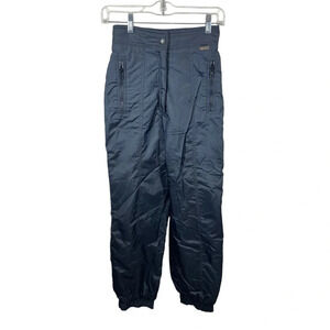 Edelweiss women’s vintage black snow pants ski wear women’s 8